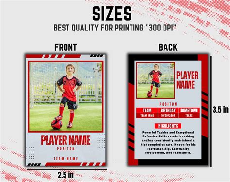 Player Card Template