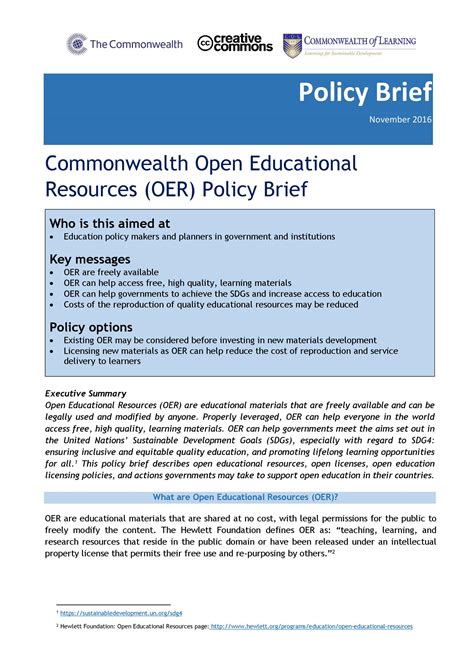 Policy Brief Word Template