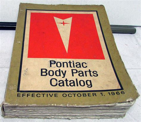 Pontiac Body Parts Catalog