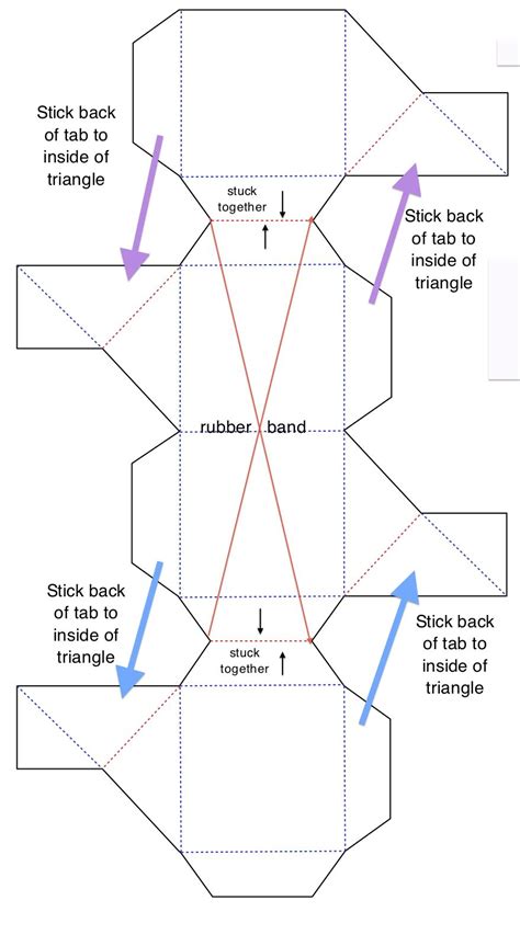 Pop Up Cube Template