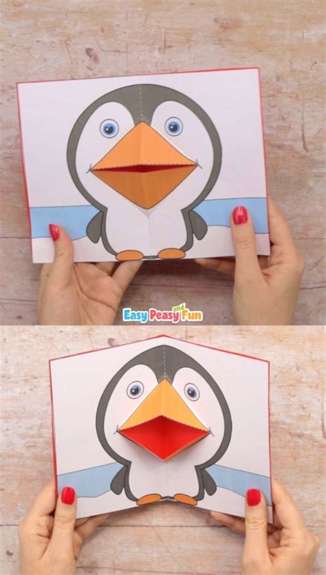 Pop Up Penguin Template