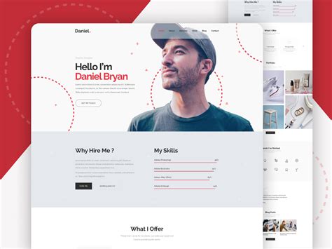 Portfolio Website Template Free