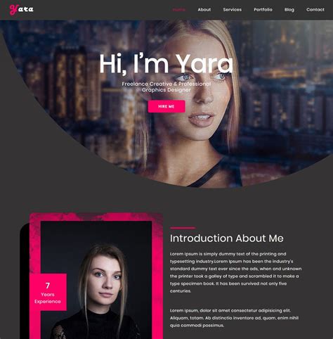 Portfolio Websites Templates