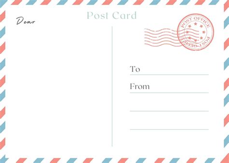 Post Card Template