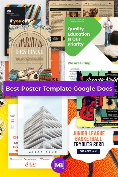 Poster Template For Google Docs
