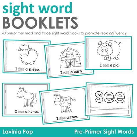 Pre Primer Sight Word Readers Free Printable Pre Primer