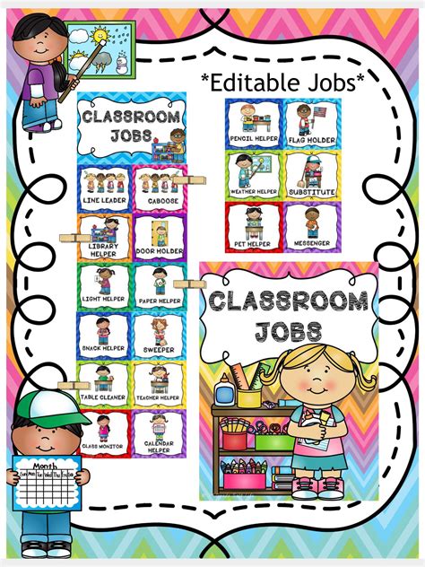 Preschool Job Chart