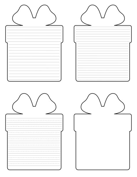 Present Templates Christmas