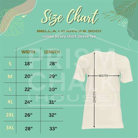 Pretty Green Size Chart