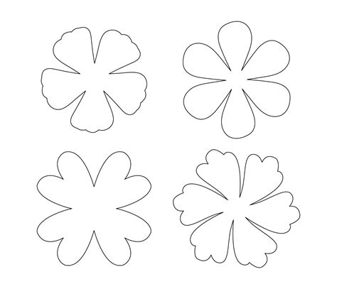 Print Flower Template
