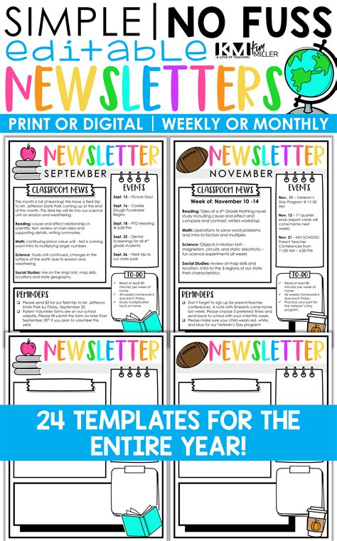 Print Newsletter Templates