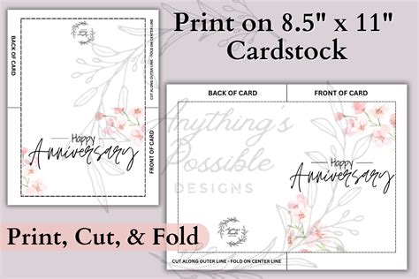 Print Out Card Template