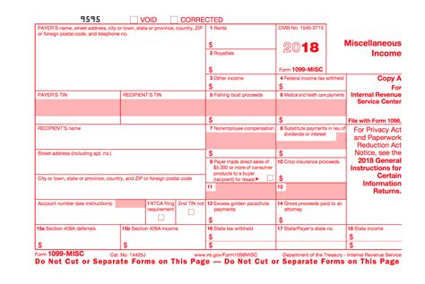 Printable 1099 Misc Form