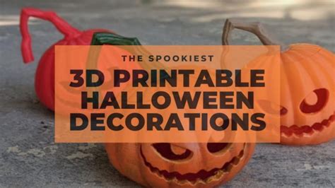 Printable 3d Halloween Decorations