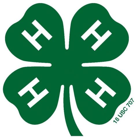 Printable 4 H Emblem
