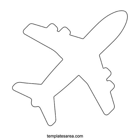 Printable Airplane Template