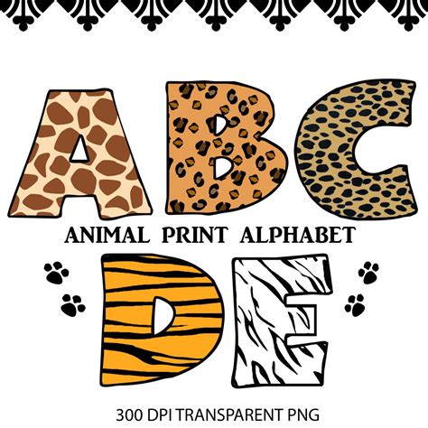 Printable Animal Letters