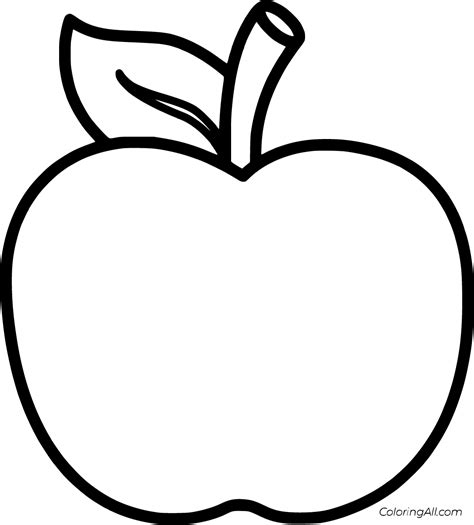 Printable Apple Pictures To Color