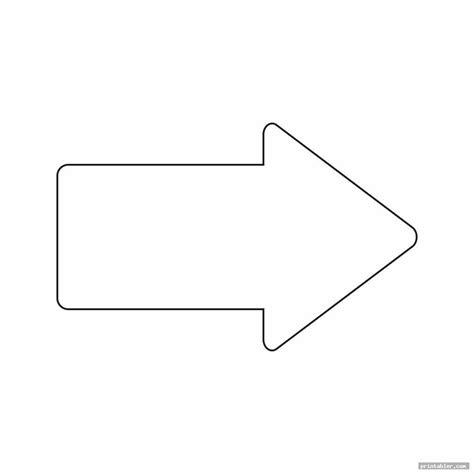 Printable Arrow Template