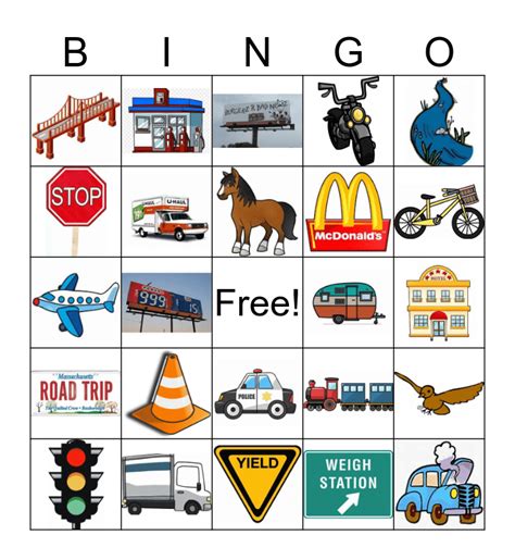 Printable Auto Bingo