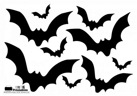 Printable Bats For Halloween