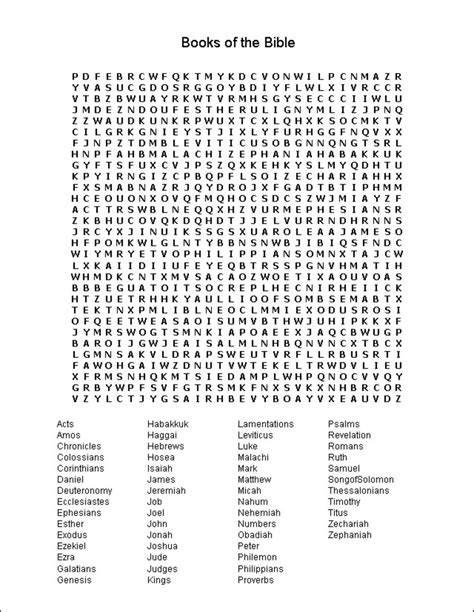 Printable Bible Word Search Puzzles For Adults