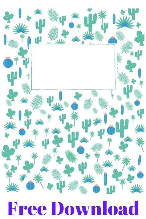 Printable Binder Cover