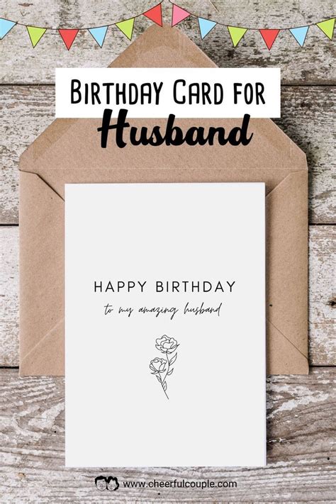 Printable Birthday Cards For Husband Free