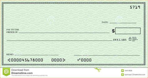 Printable Blank Check