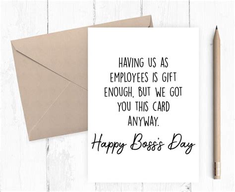 Printable Bosss Day Card