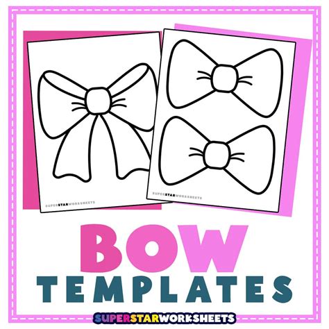 Printable Bow Template Free