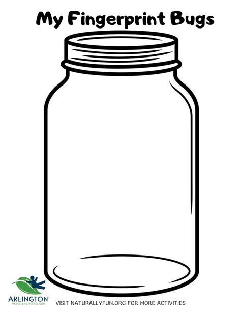 Printable Bug Jar