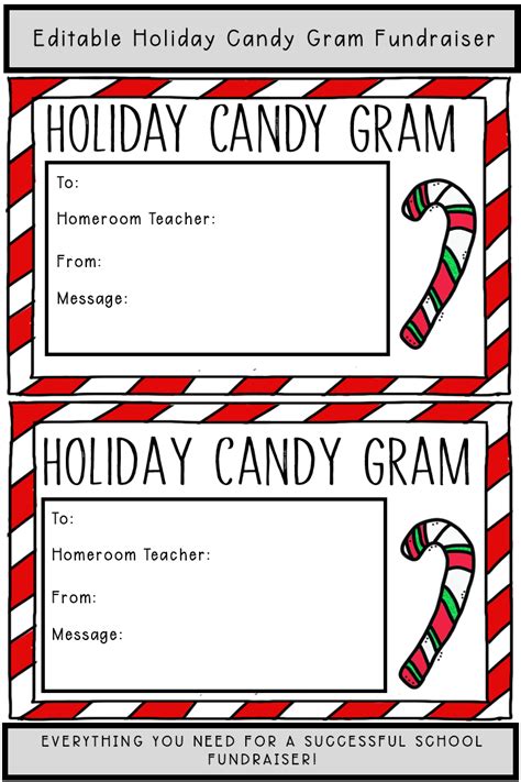 Printable Candy Grams