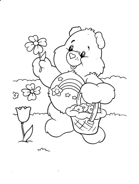 Printable Care Bear Coloring Pages