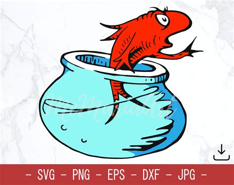 Printable Cat In The Hat Fish