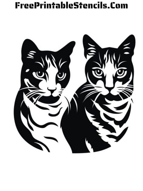 Printable Cat Stencils