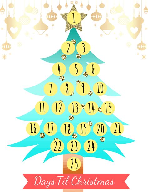 Printable Christmas Countdown