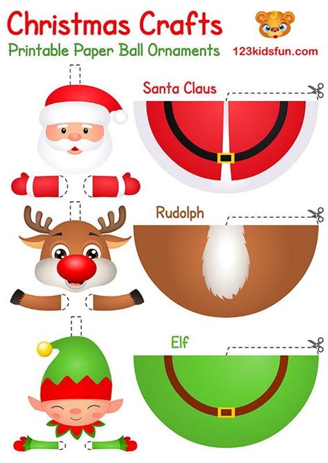 Printable Christmas Paper Crafts