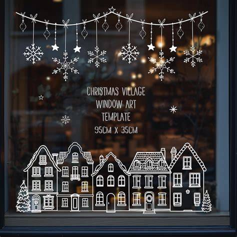 Printable Christmas Window Templates