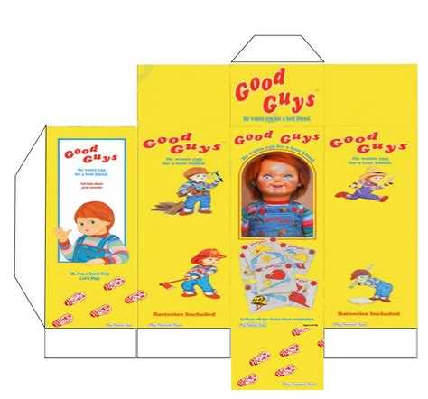 Printable Chucky Box