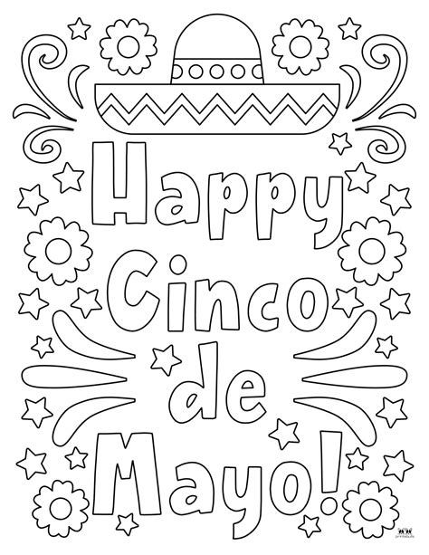 Printable Cinco De Mayo Coloring Pages