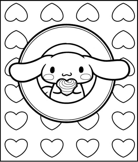 Printable Cinnamoroll Coloring Pages
