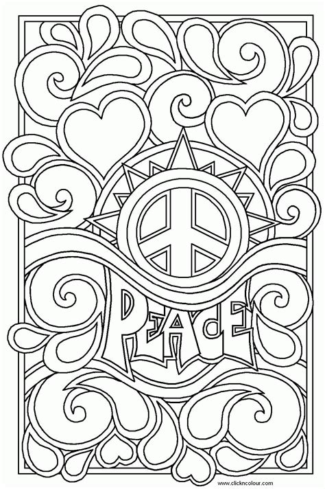 Printable Coloring Pages For Teens