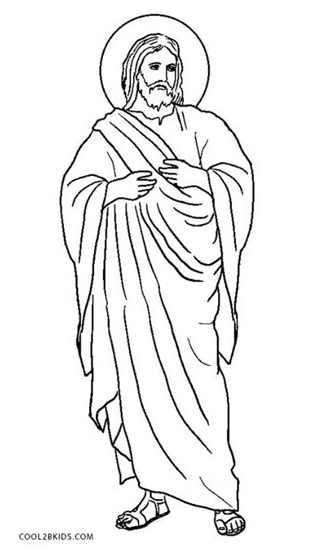 Printable Coloring Pages Jesus