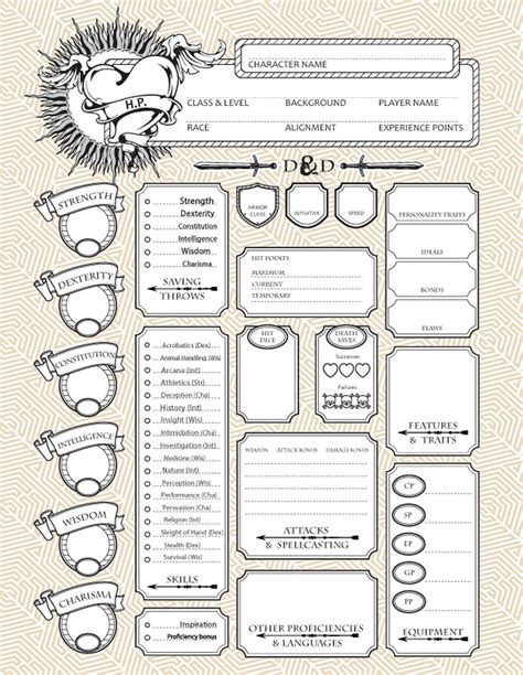 Printable D D