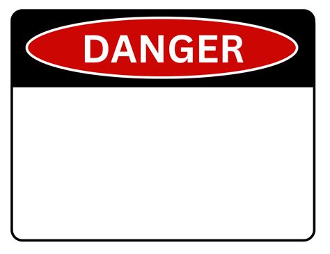 Printable Danger Signs