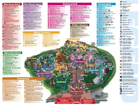 Printable Disneyland Map