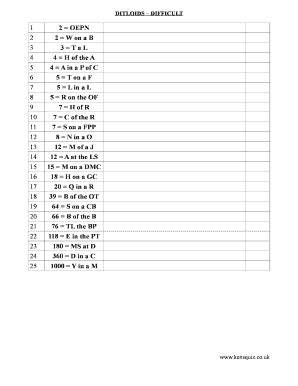 Printable Ditloids