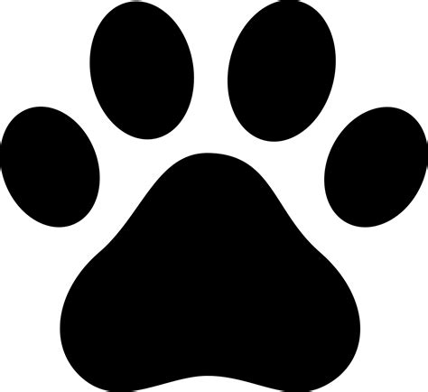 Printable Dog Paw Prints