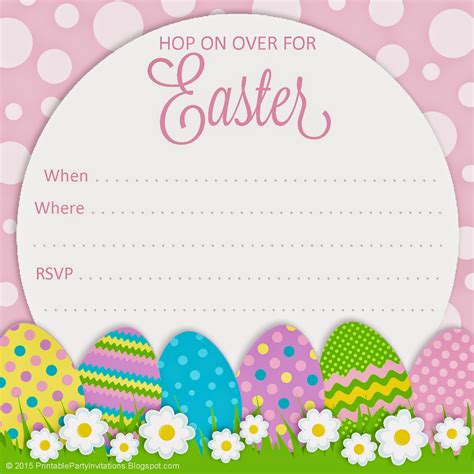 Printable Easter Invitation